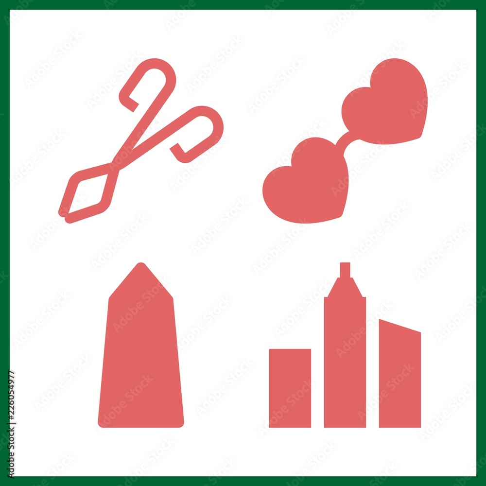 reflection icon. skyline and crucible tongs vector icons in reflection set. Use this illustration for reflection works. reflection icon. skyline and crucible tongs vector icons in reflection set. Use this illustration for reflection works.