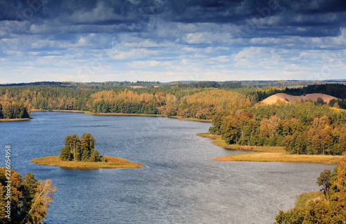 Fototapeta Naklejka Na Ścianę i Meble -  Jezioro Jędzelewo - Stare Juchy 