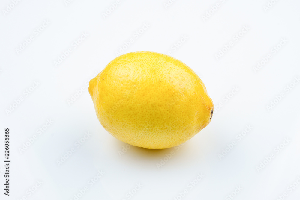Lemon isolated on white background. Space for test or design. Lemon isolated on white background. Space for test or design.