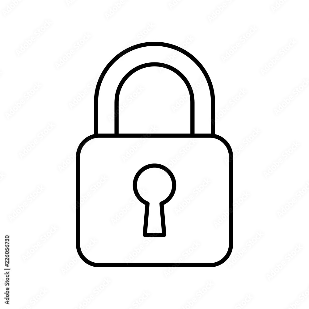 padlock security protection isolated image padlock security protection isolated image