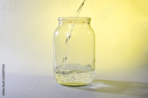 Jar with water