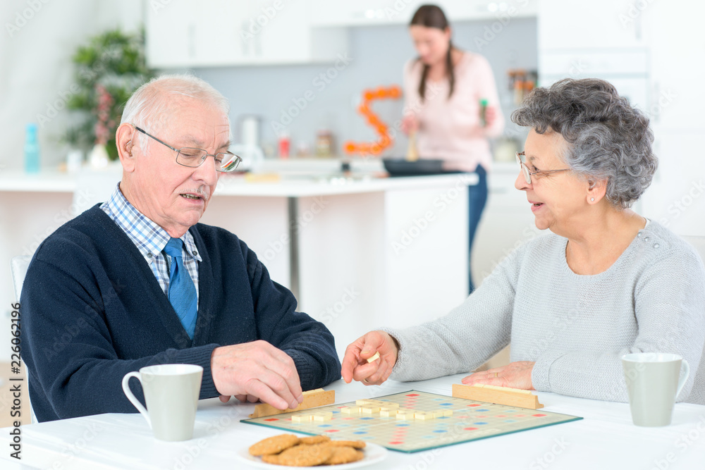 senior couple having breakfast at home senior couple having breakfast at home