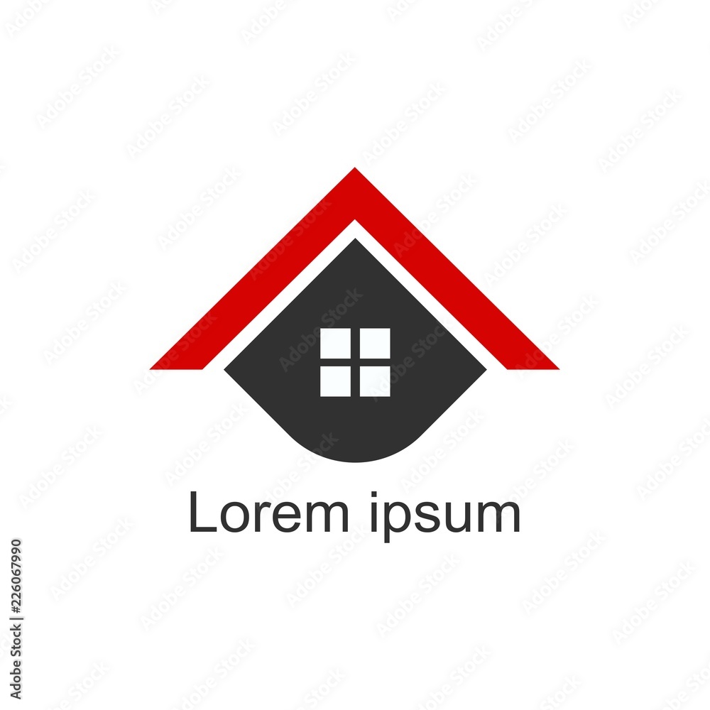 Obraz premium Home Logo Template. Vector Illustrator