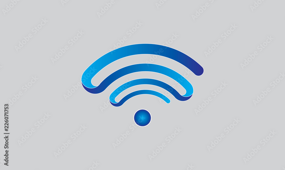 WiFi Logo Icon Wireless Router Internet Signal Symbol WiFi Logo Icon Wireless Router Internet Signal Symbol