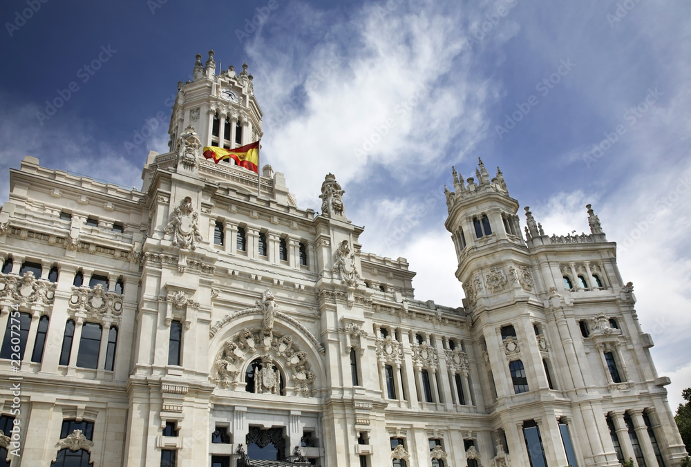Town hall in Madrid. Spain