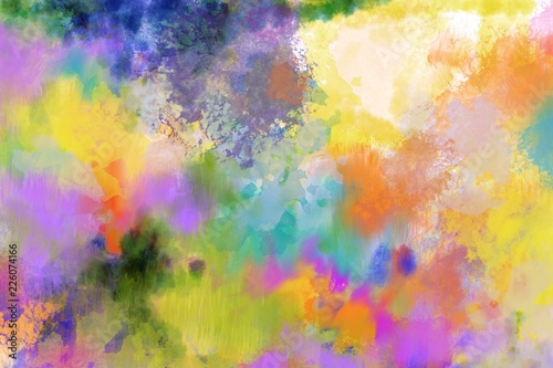 Abstract spring bold painted splash grundge background for spring summer and party backdrop or any art need © kalanustudios.com