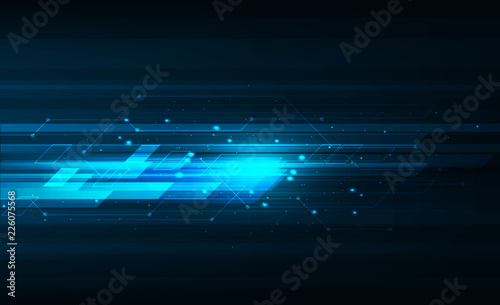 High speed movement design. Hi-tech. Abstract technology background. Vector illustration.