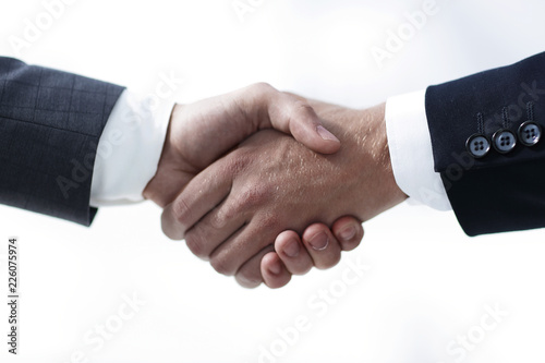 closeup.handshake of business partners