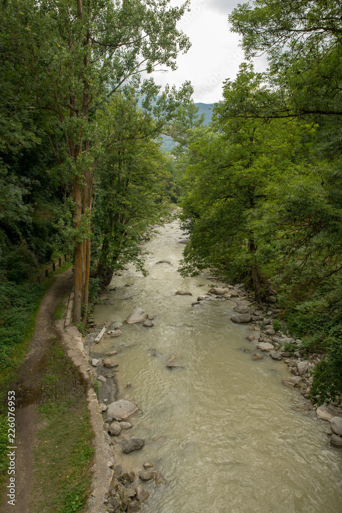 River in the valley of aran next to vielha River in the valley of aran next to vielha