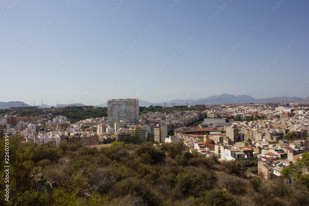 the city of Alicante Spain