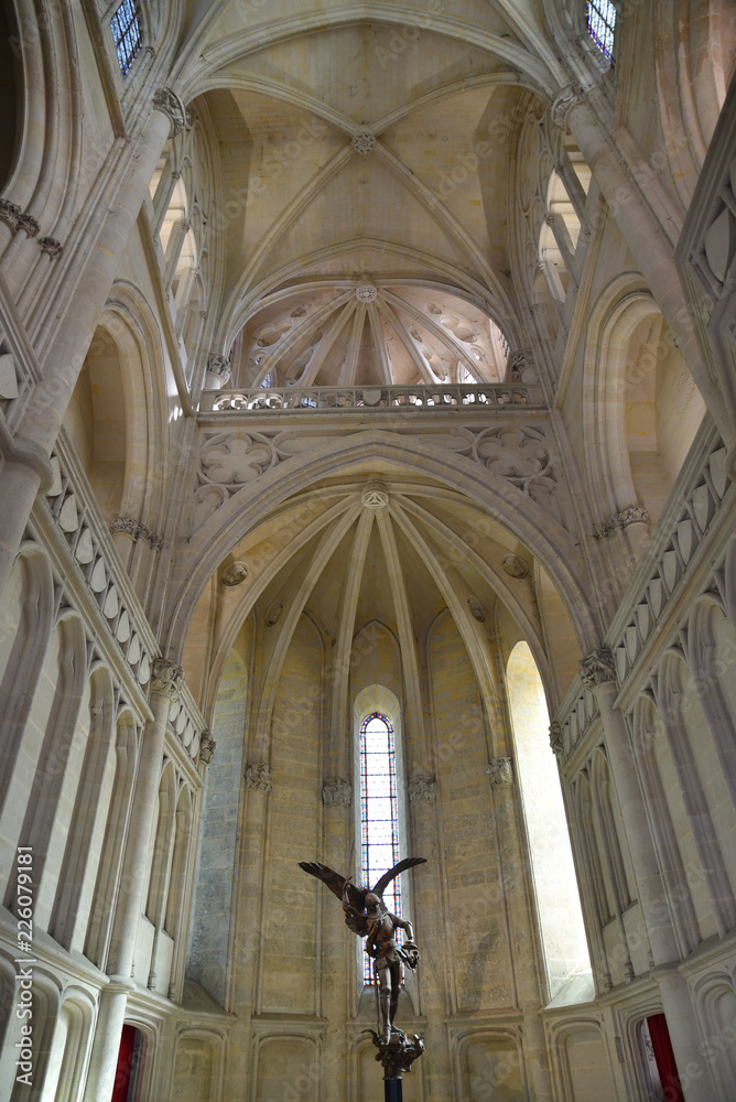 Chapelle royale au château de Pierrefonds dans l'Oise, France