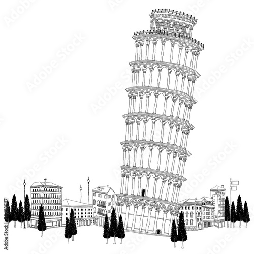 Leaning tower of Pisa