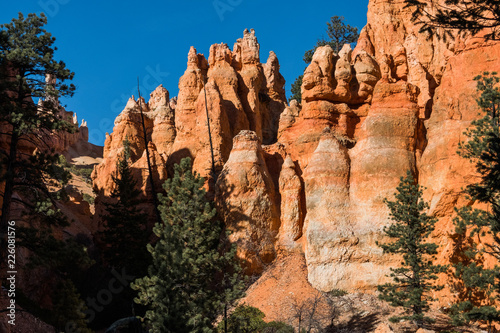 Details of the Hoodoos and Canyons at Bryce Canyon National Park