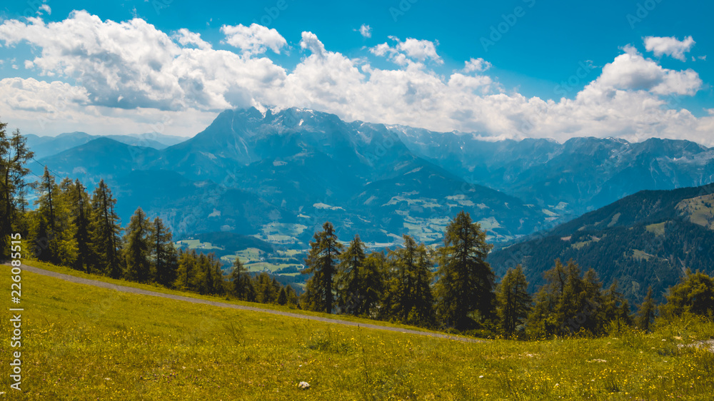 Beautiful alpine view at Werfenweng - Salzburg - Austria