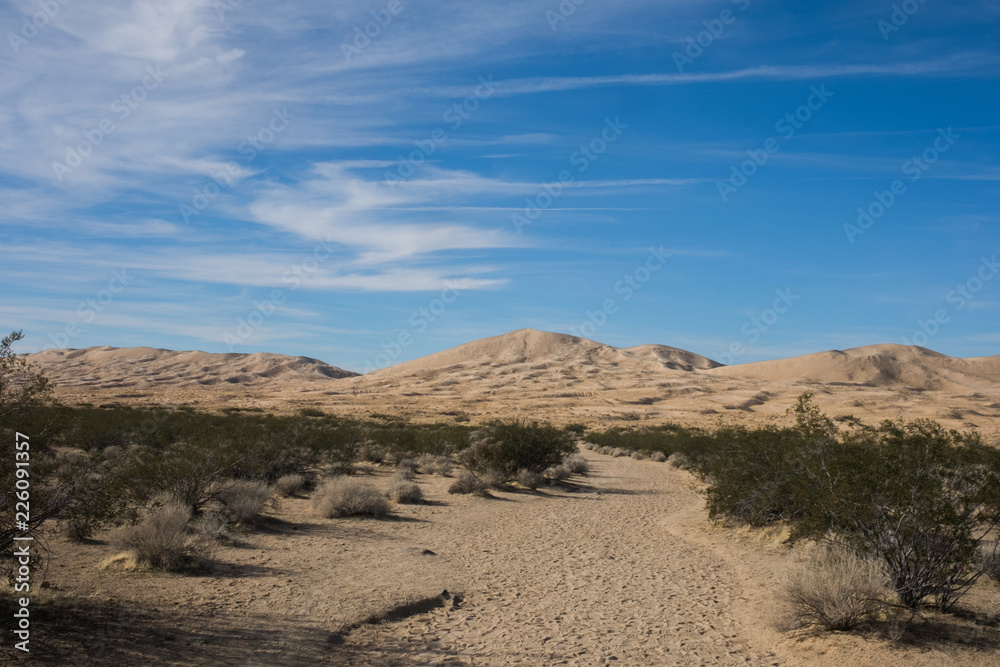 Kelso Sand Dunes on a Sunny Day in California