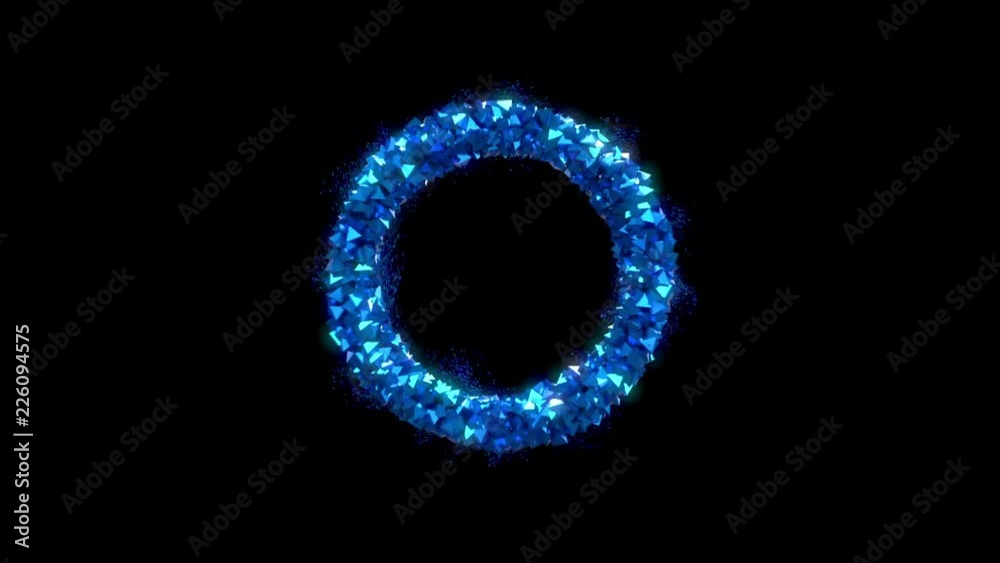 Blue diamond portal with alpha mask Blue diamond portal with alpha mask