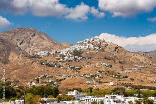 Mountain landscape. The island of Serifos. Cyclades, Greece © vivoo