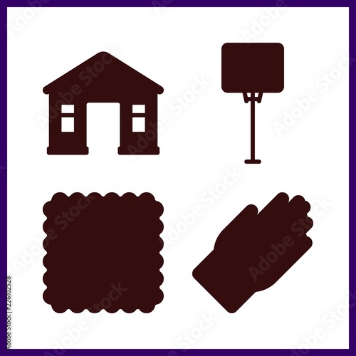 rubber icons set. legal, safety, old and ball graphic works