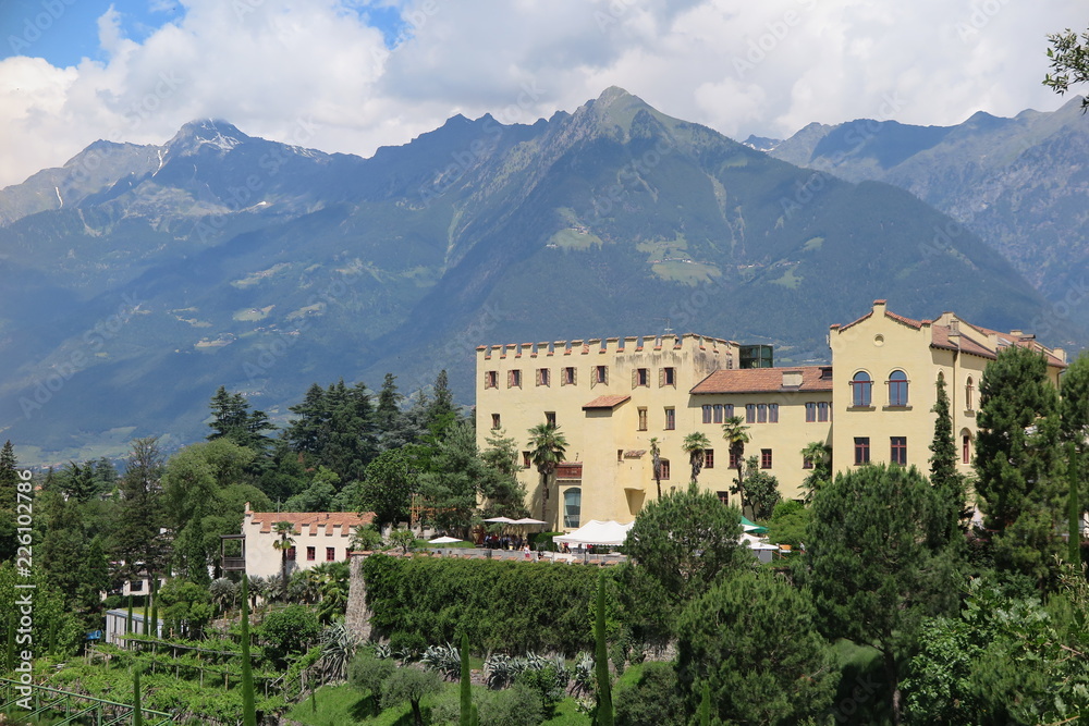 Die botanischen Gärten von Schloss Trautmannsdorf, Südtirol