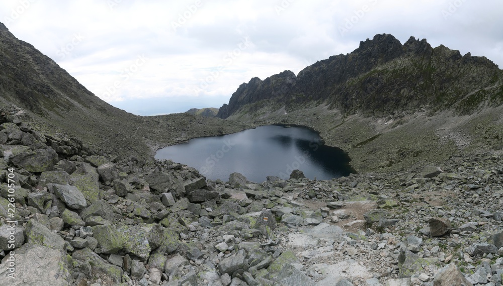 Obraz premium Vysne Wahlenbergovo pleso lake in Tatra mountains in Slovakia