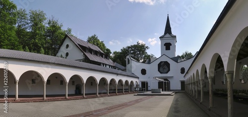 pilgrimage church Paní Marie pomocne near Zlate Hory in Czech Republic