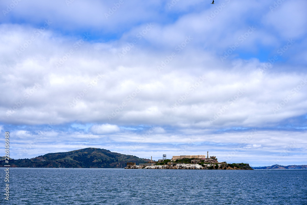 View of the Alcatraz Prison, San Francisco, California, USA View of the Alcatraz Prison, San Francisco, California, USA