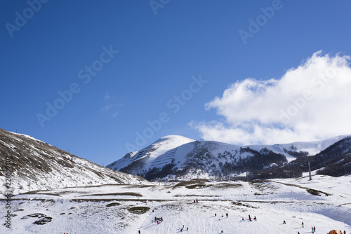 Image of a mountain of Abruzzo covered with snowImage of a mountain of Abruzzo covered with snow © Italyteam