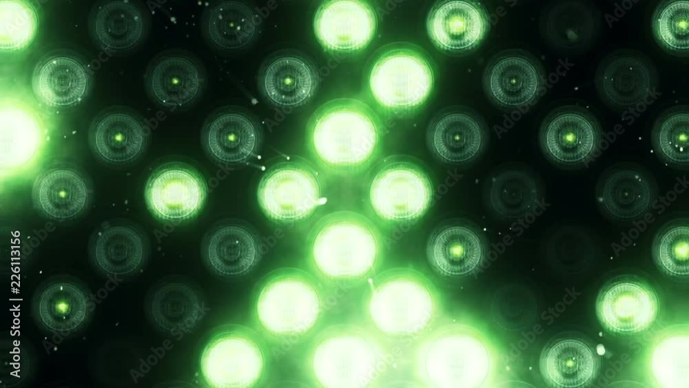 Animation of flashing light bulbs on led wall or projectors for stage lights. Animation of seamless loop. Animation of flashing light bulbs on led wall or projectors for stage lights. Animation of seamless loop.
