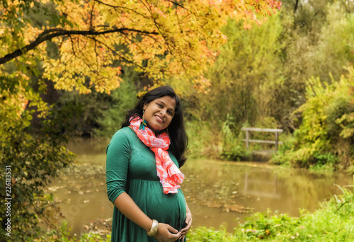 Indian Woman Pregnancy shoot