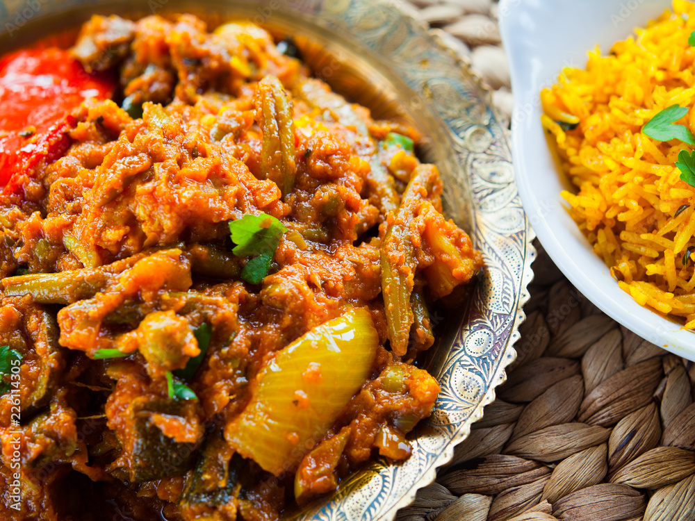 Indian Vegetable Curry Stock Photo | Adobe Stock