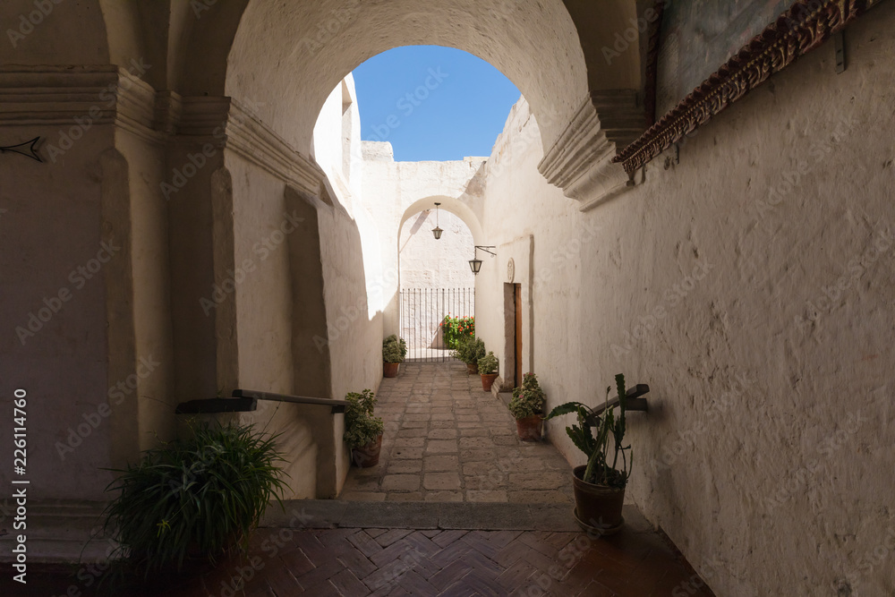 alley of the monastery of Santa Catalina Arequipa