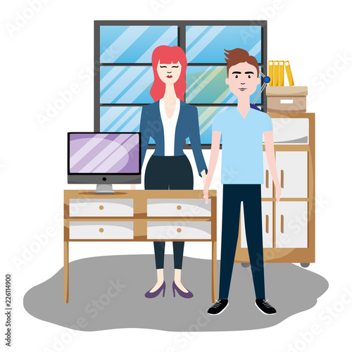 Business coworker at office