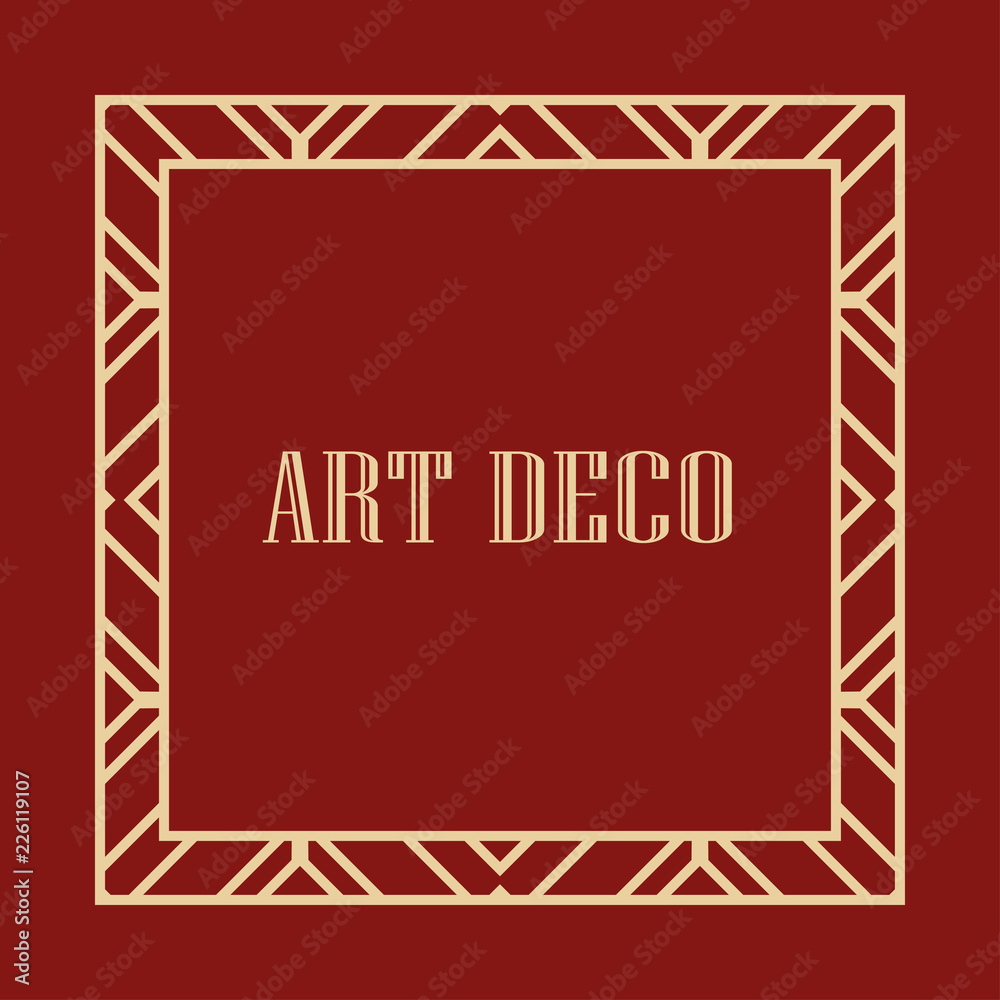 Art Deco frame Art Deco frame