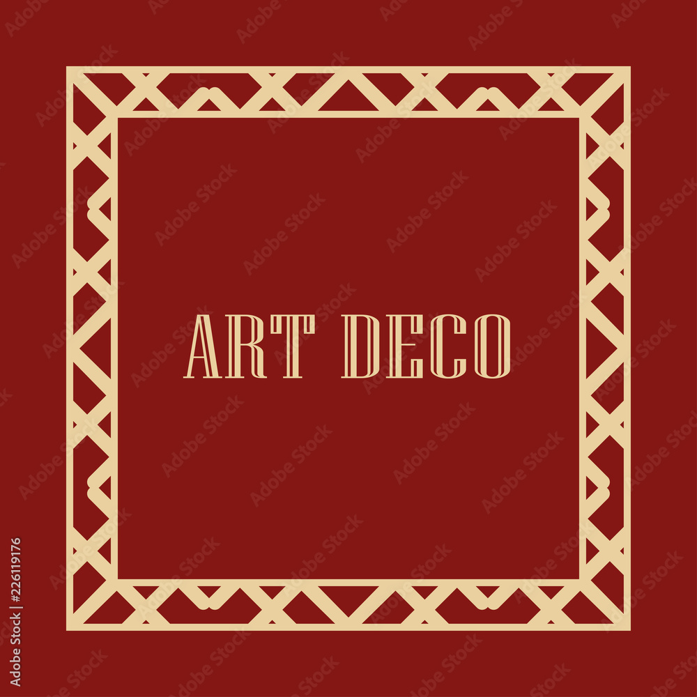 Art Deco frame