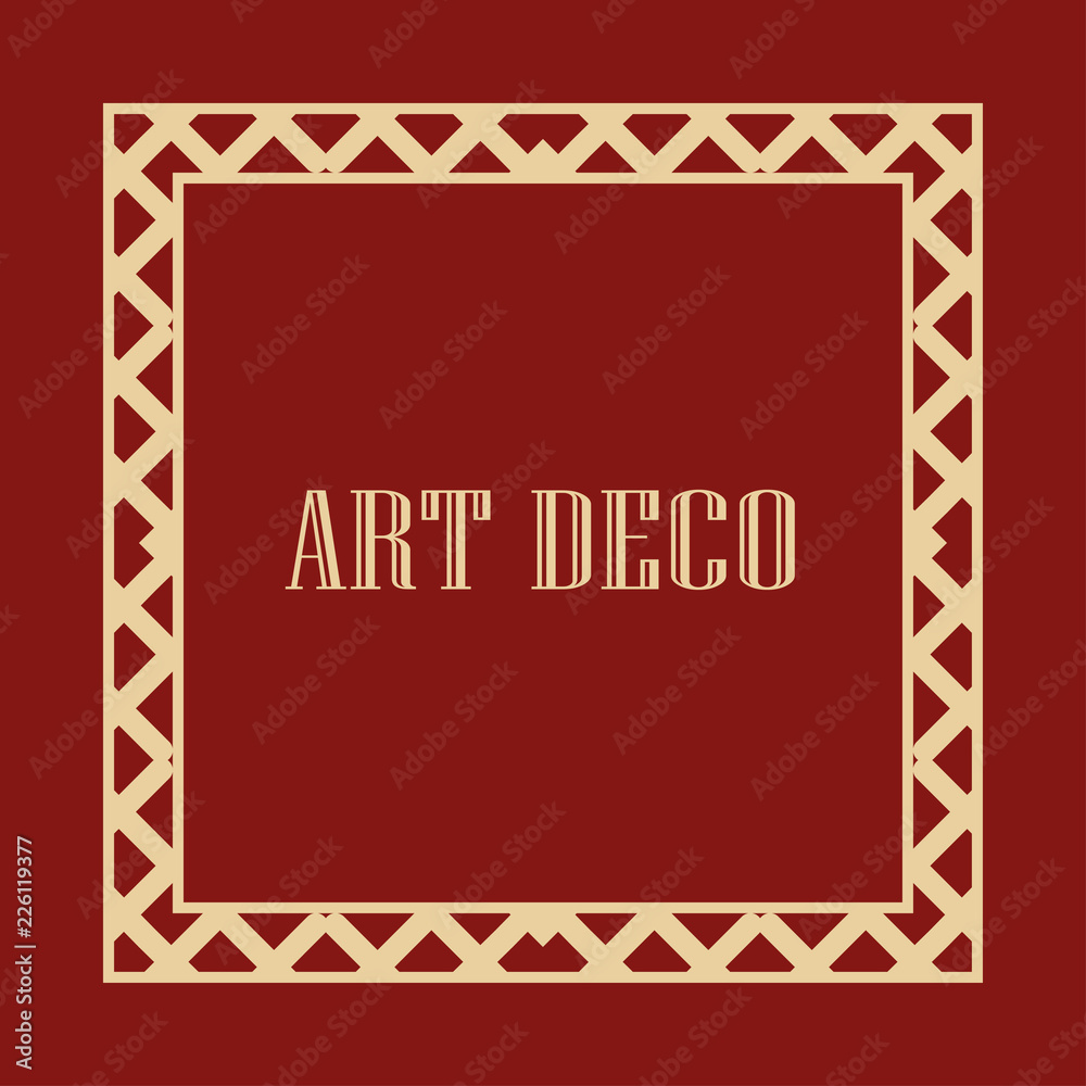 Art Deco frame Art Deco frame