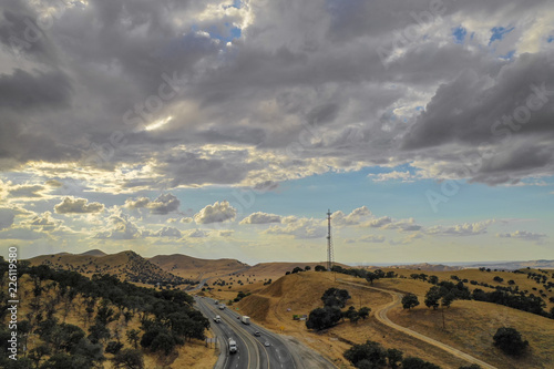 road in the desert photo