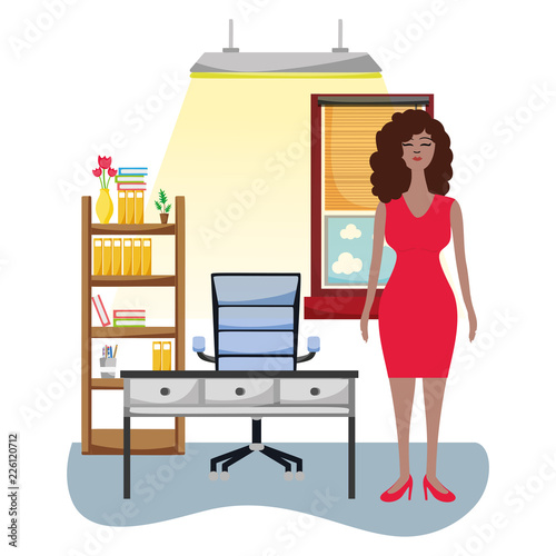 People at office