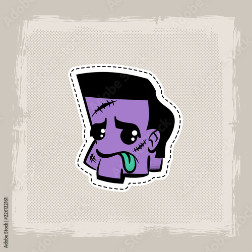 Halloween stitch zombie voodoo doll