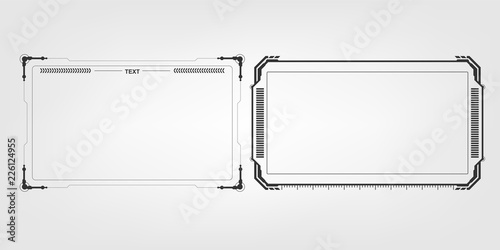 abstract hi tech futuristic template design layout background