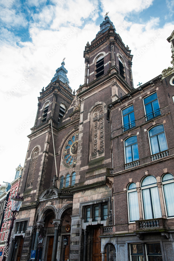 Basilica of Saint Nicholas at the Old Centre district in Amsterdam