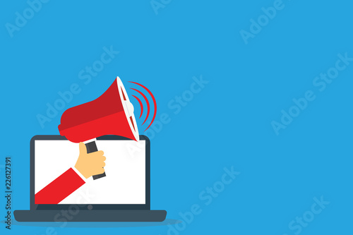 Flat design business vector illustration concept. Business ad for website and promotion banners. empty social media copy space text for your own texts Template art esp isolated promoting Service