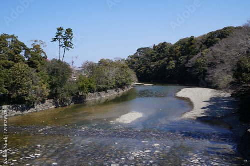 晴れた日の気持ちいい川