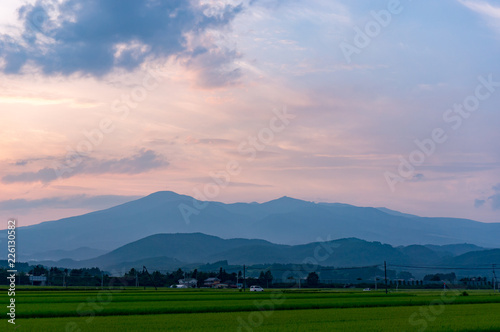 田舎の田園風景
