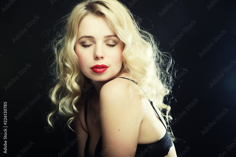 Naklejka premium sexy blonde