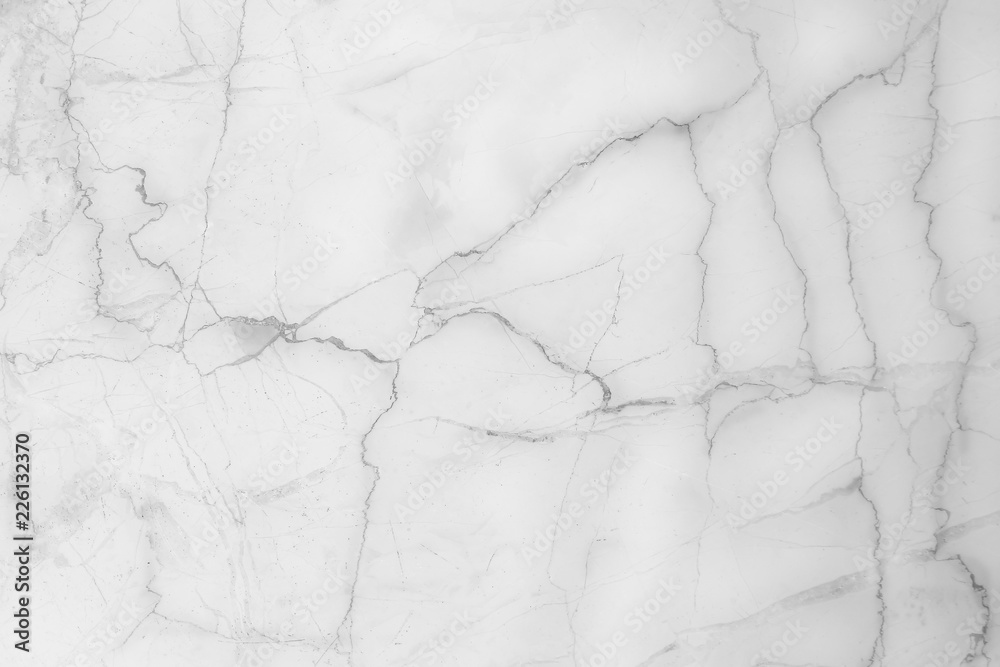 Fototapeta premium White marble texture patterns abstract cracked background