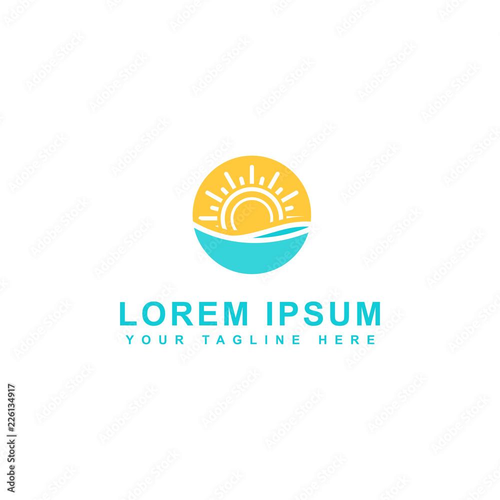 water sun icon