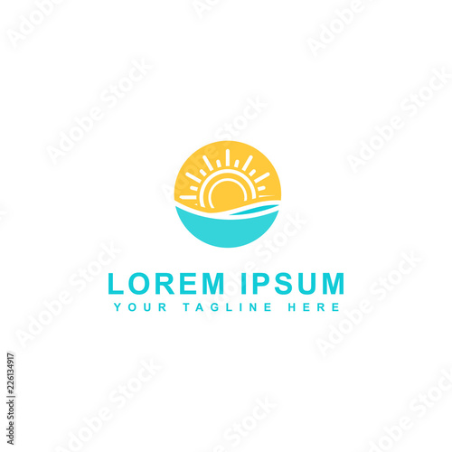 water sun icon