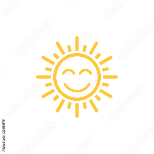 sun icon vector