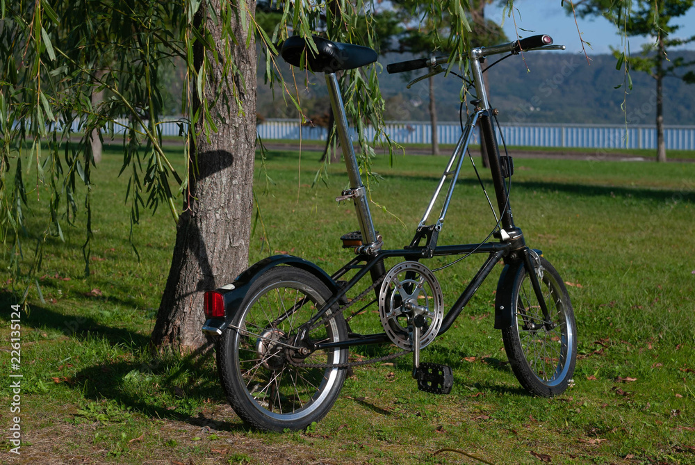 公園の自転車