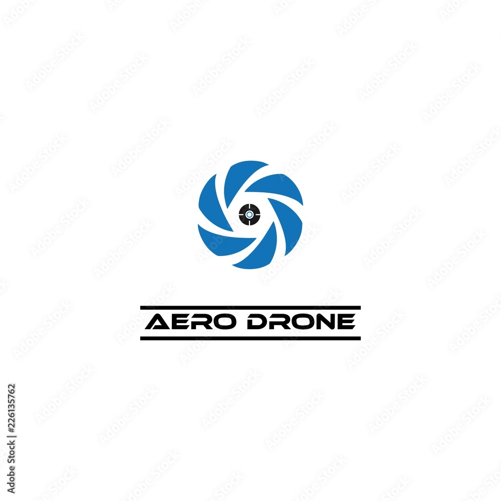 aero drone logo template aero drone logo template